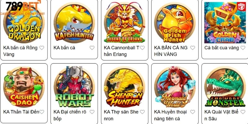 Bắn Cá 2 Ưu điểm của sảnh game săn cá 789Bet